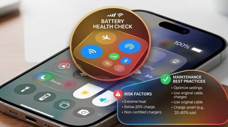 iPhone-battery-health with smart charging optimized battery settings and battery saving tip.jpeg